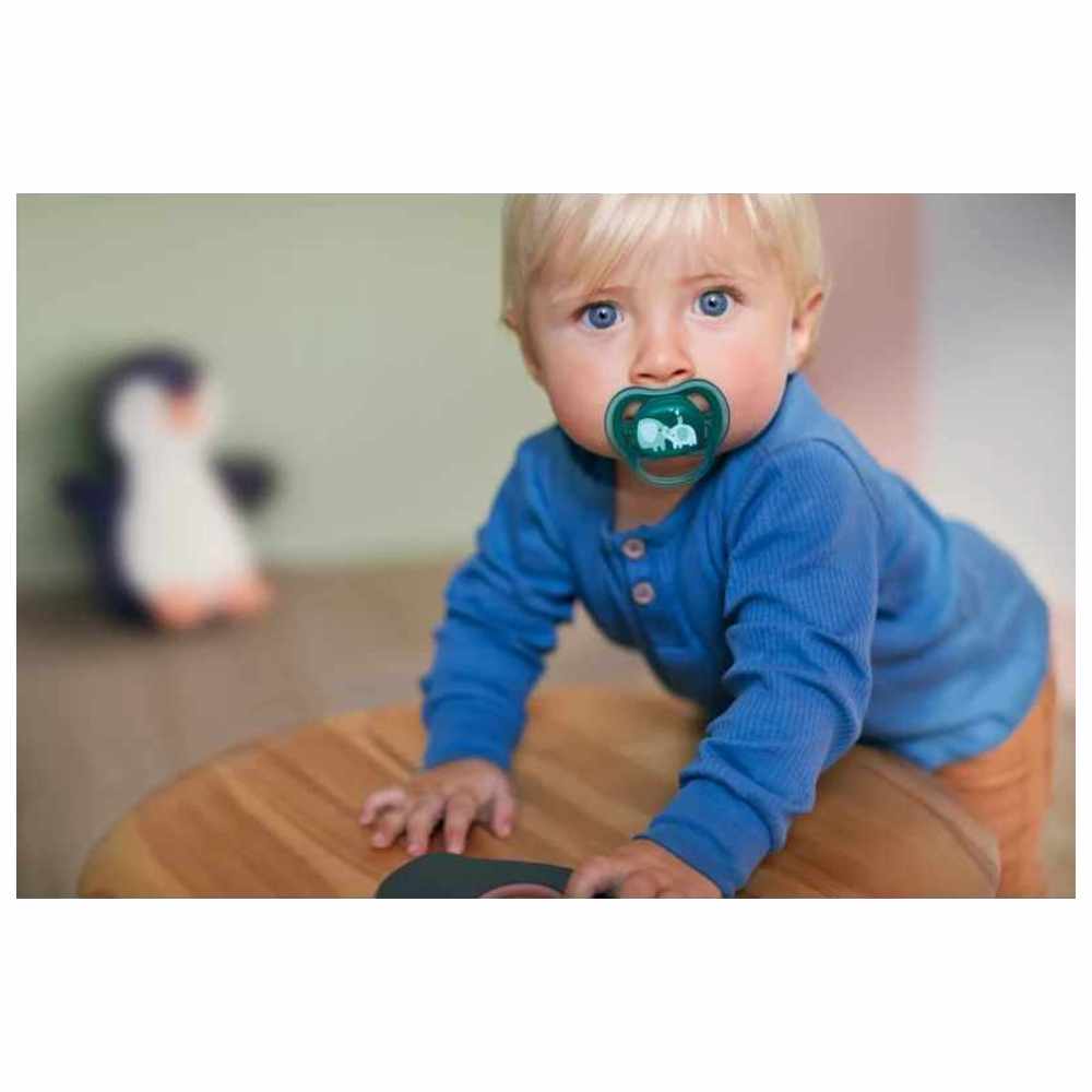 Philips Avent - Ultra Air Free Flow Silicone Soother - 18-24 M - Blue - Pack of 2