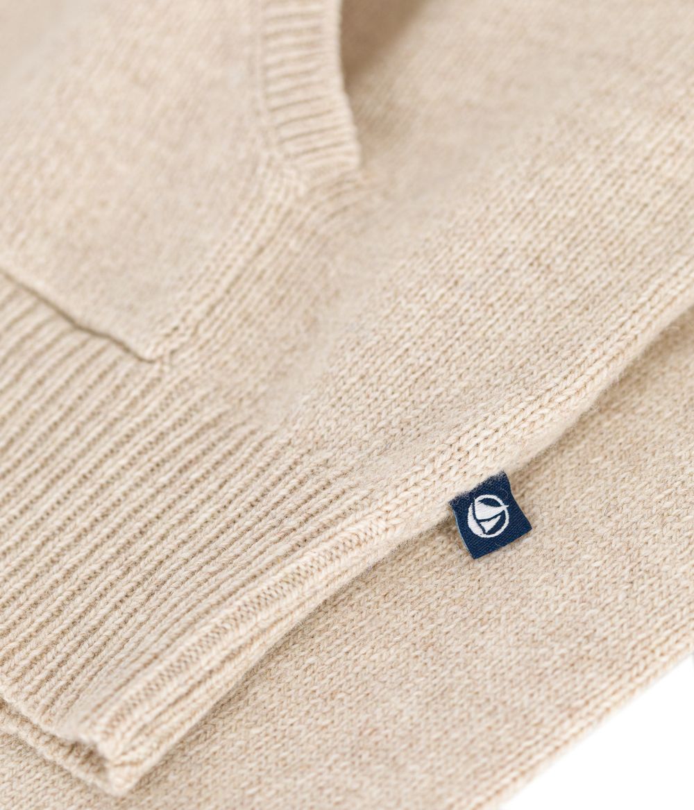 Petit Bateau - Pull A Capuche - Avalanche/Medieval White