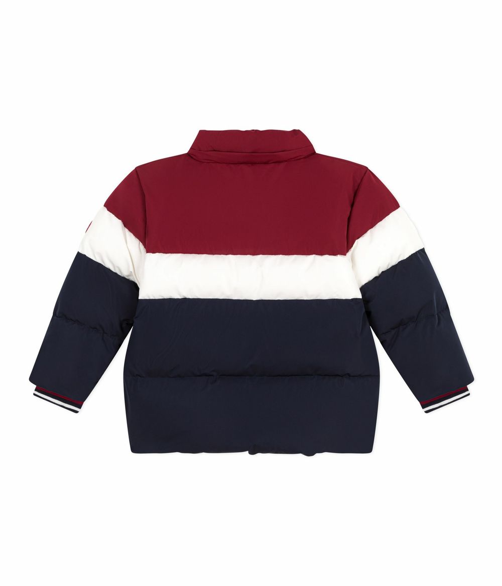 Petit Bateau - Boys' Colourblock Puffer Jacket - Multicolor
