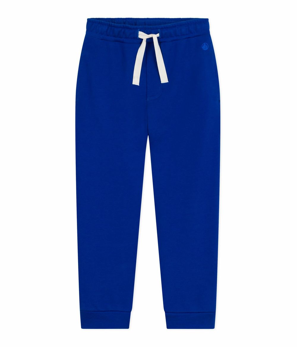 Petit Bateau - Boy's Jogging Bottoms In Plain Cotton - Olympic