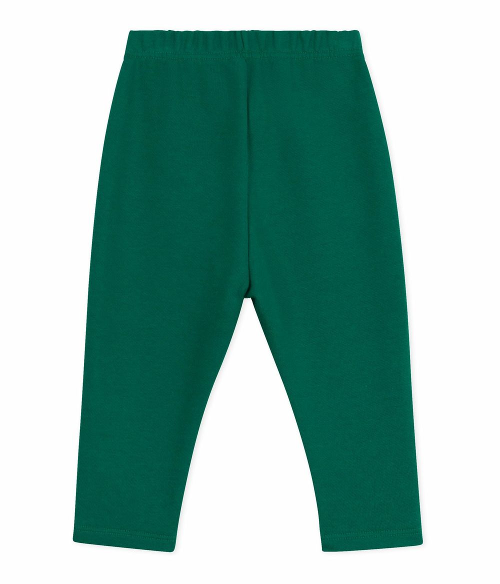 Petit Bateau - Baby Boy's Plain Cotton Trousers - Evergreen Green