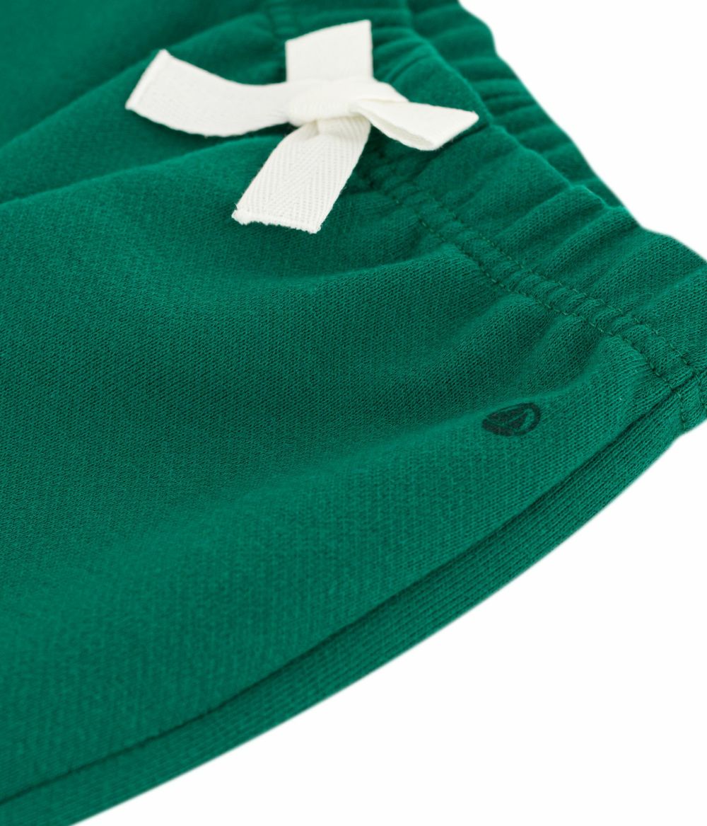 Petit Bateau - Baby Boy's Plain Cotton Trousers - Evergreen Green