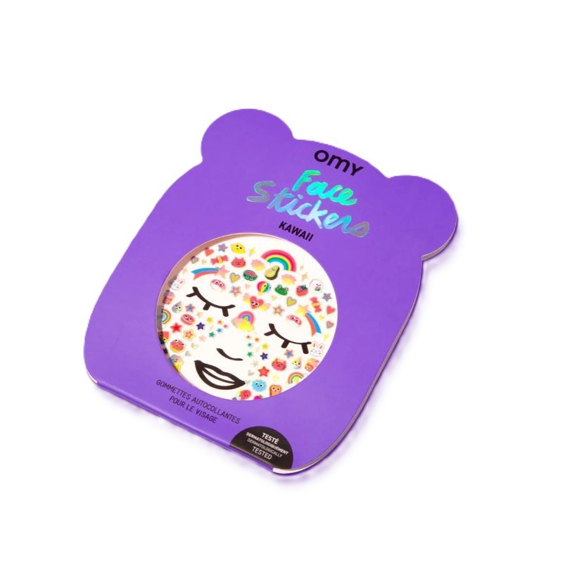 Omy - Face Stickers - Kawaii - 85 Pcs