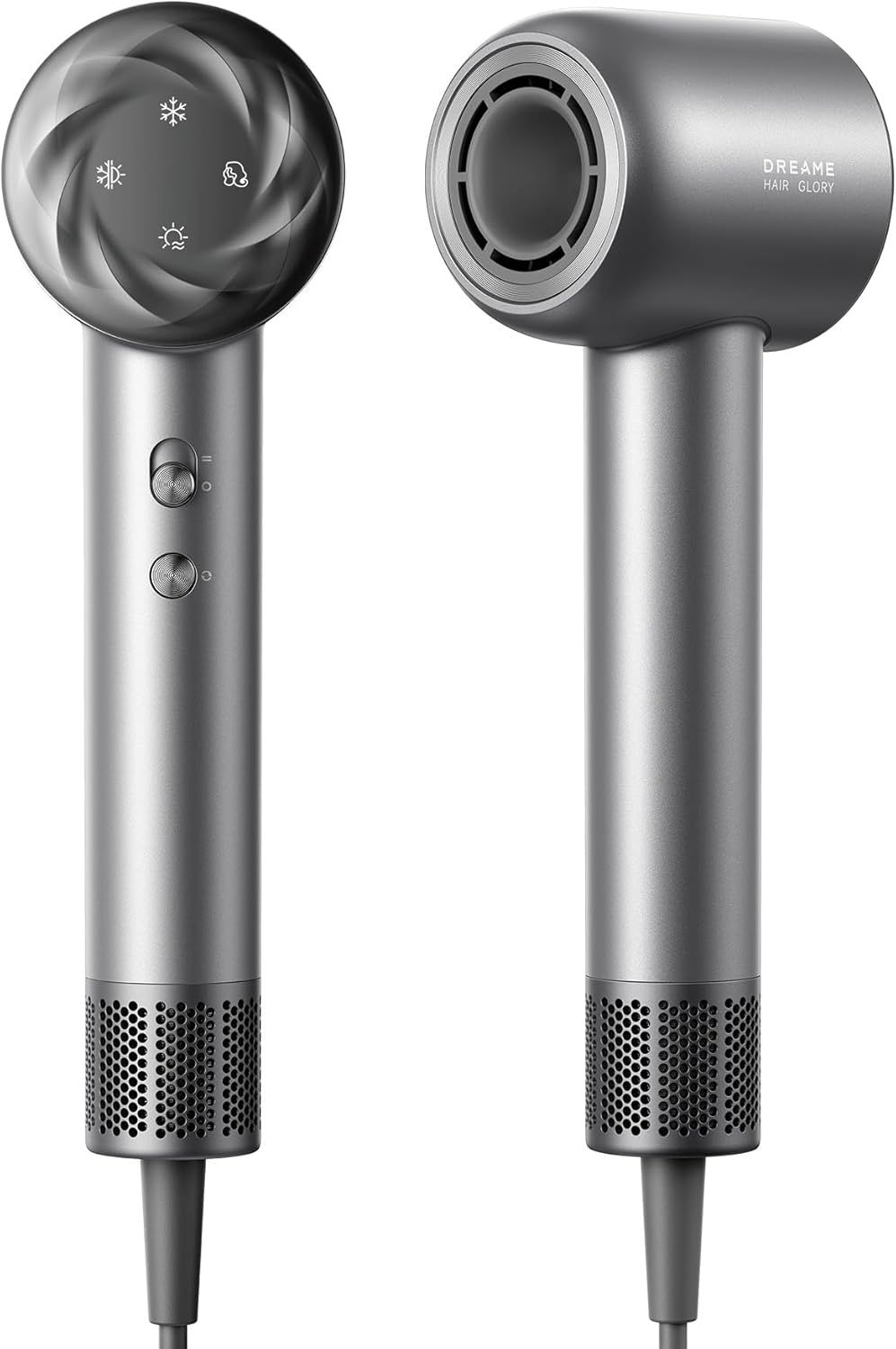 Dreame - Glory Mix High Speed Hair Dryer - 110.000 Rpm Brushless Motor - Ultra Lightweight 336g - Black