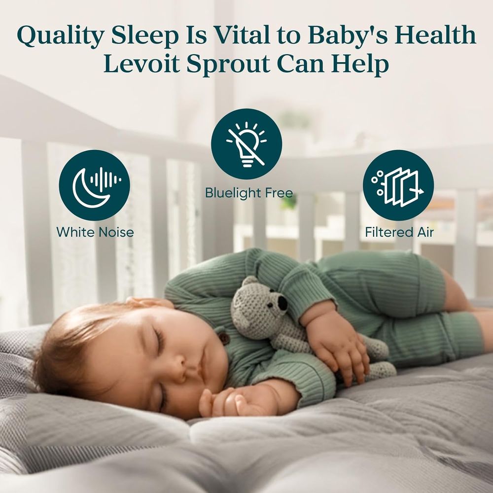 Levoit - Sprout Air Purifier For Baby - White