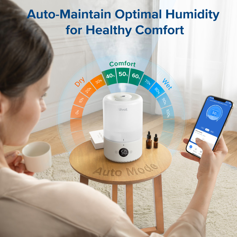 Levoit - Smart Control Dual 200S Smart Cool-Mist Humidifier 3L