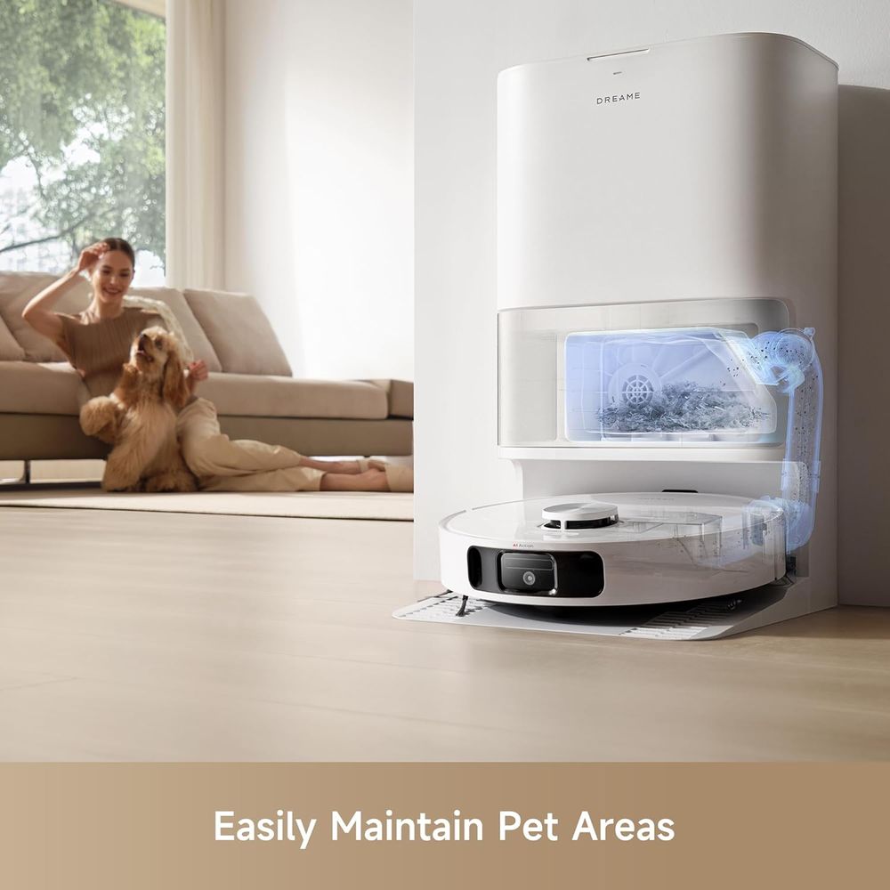 Dreame - L10s Ultra Gen 2 Robot Vacuum And Mop - 10.000pa Suction - Smart Carpet Strategy - 32 Water Levels - 2 Year Warranty - White