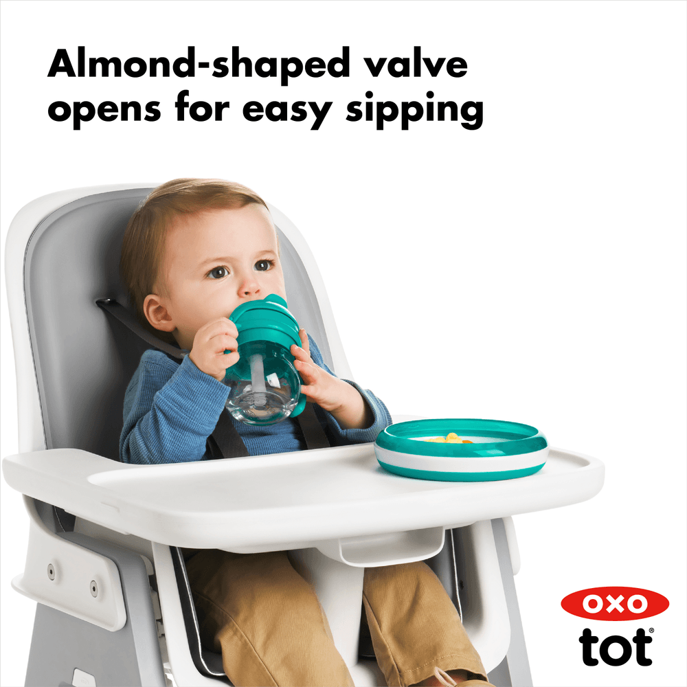 Oxo - Tot - Transitions Removable Handle Straw Cup - Opal - 177ml