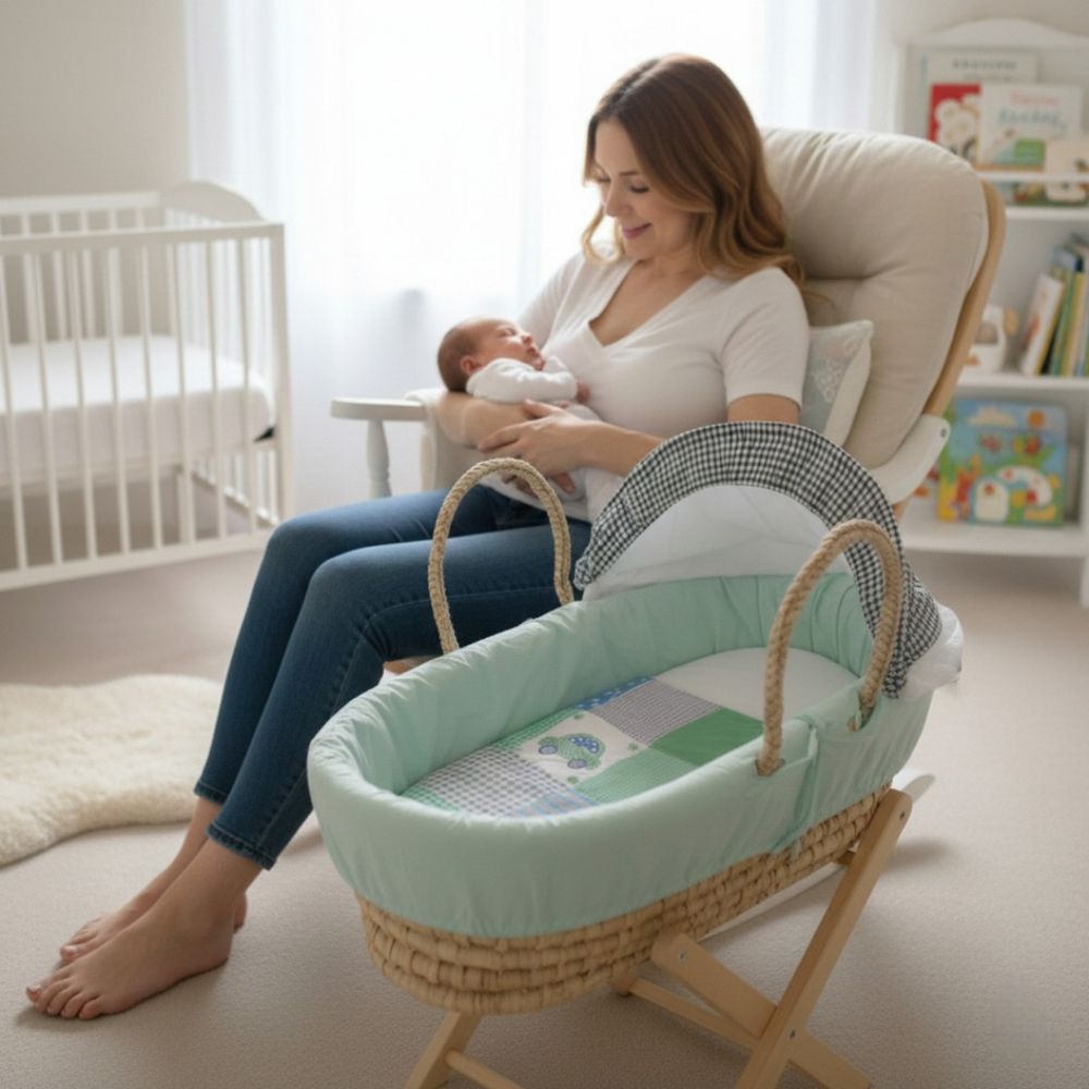 Kinder Valley - Serenity Bloom Moses Basket