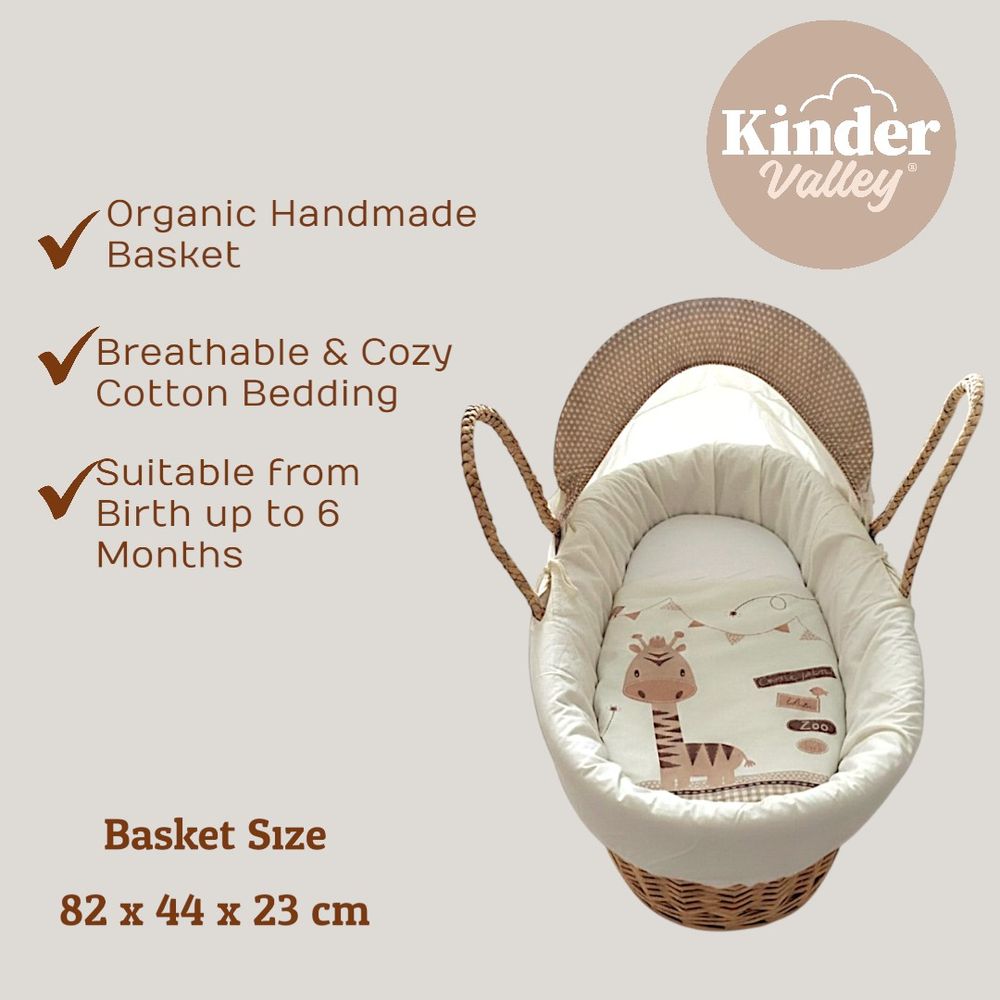 Kinder Valley - Safari Giraffe Dream Moses Basket