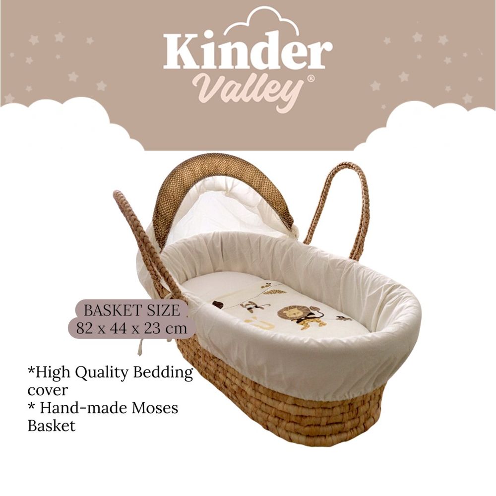 Kinder Valley - Jungle Buddies Moses Basket