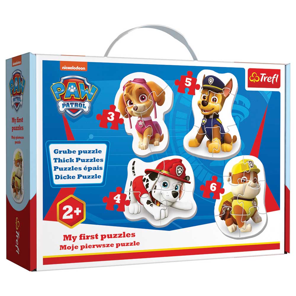 Paw Patrol - Skye Marshall Chase & Rubble Baby Classic Puzzle - 18pcs