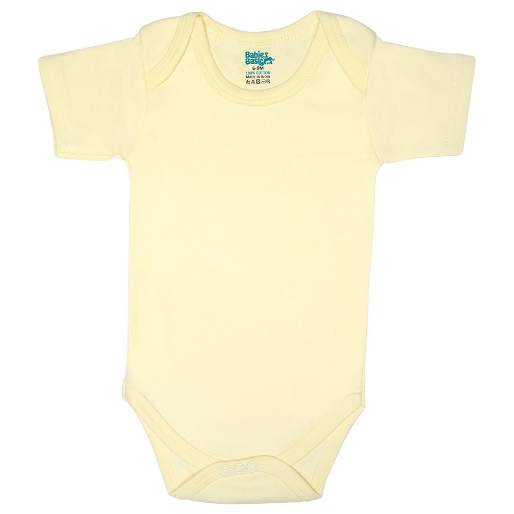 Babies Basic - 6pc-Set - 100% Cotton Girls Short Sleeves Bodysuit