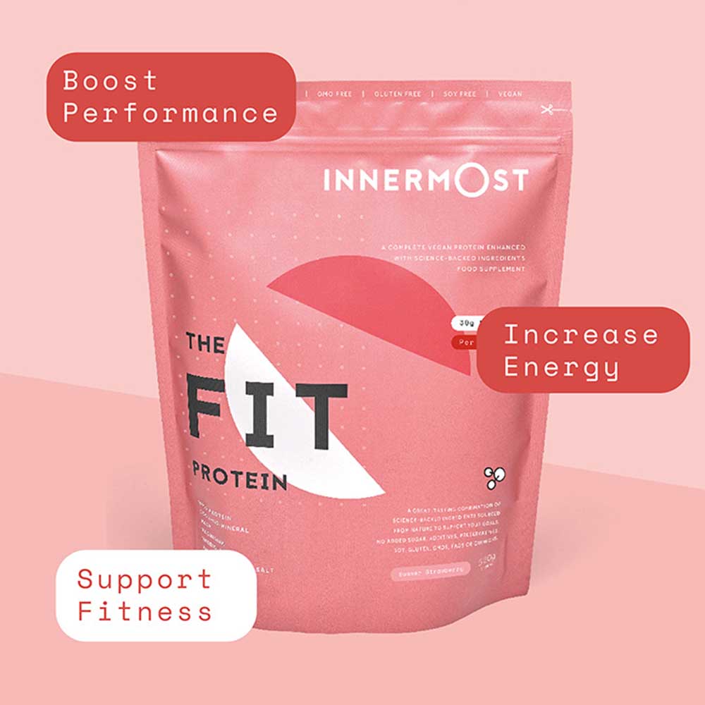 Innermost - The Fit Protein Powder - Strawberry Flavor - 520g