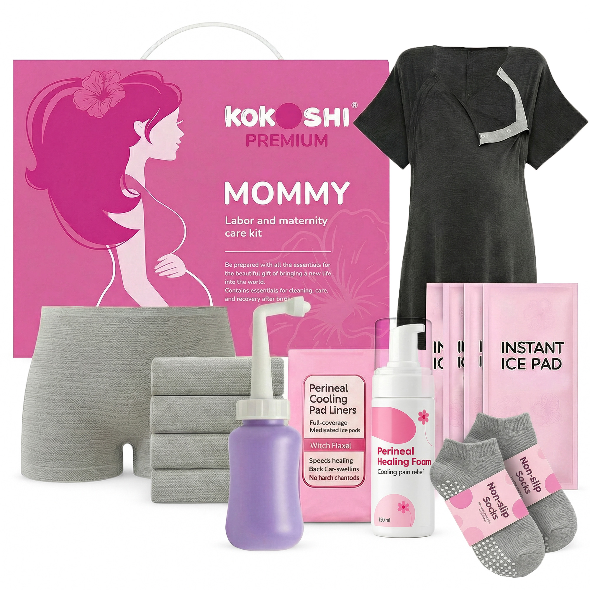 Kokoshi - Delivery & Postpartum Hospital Kit
