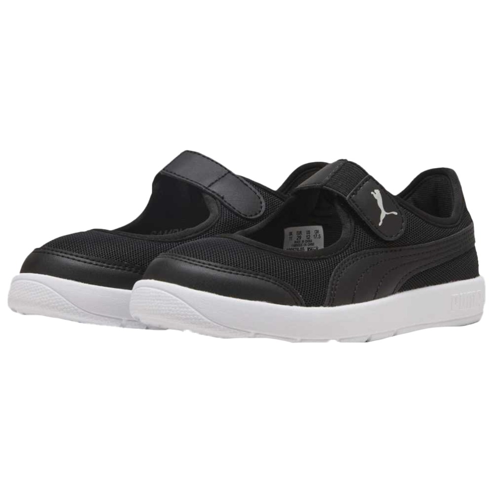 Puma - Courtflex V3 Lina V Pre School Sneakers - Black