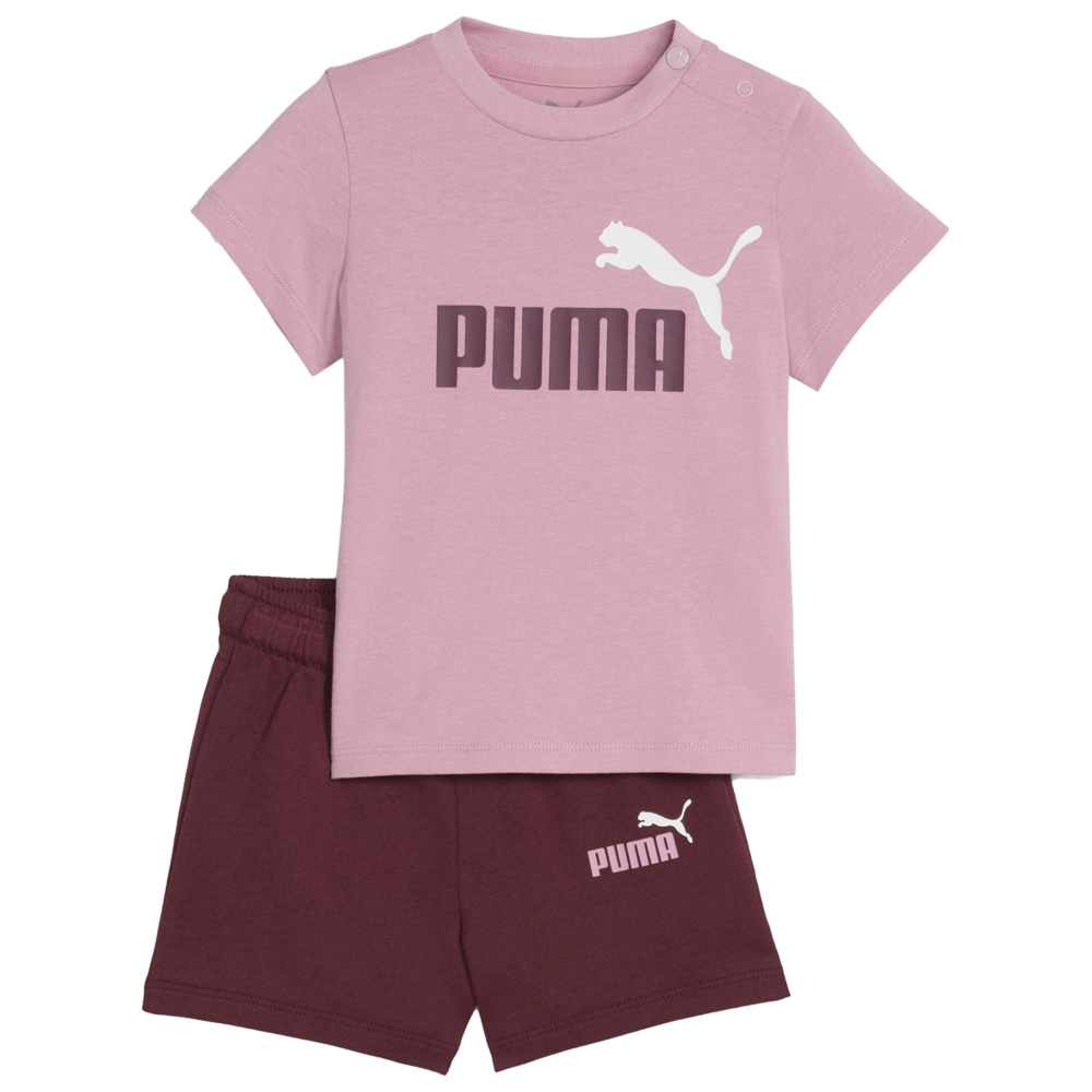 Puma - 2pc-Set - Infants Minicats Ess Tee & Shorts - Poised Pink