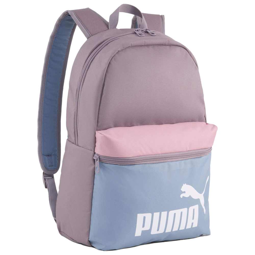 Puma - Phase Color Block Backpack - Plum Jam - 17.32-Inch/44cm