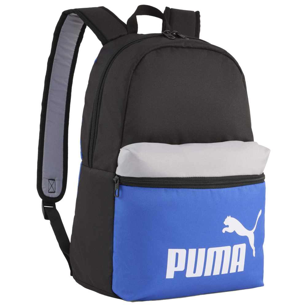Puma - Phase Color Block Backpack - Black - 17.32-Inch/44cm