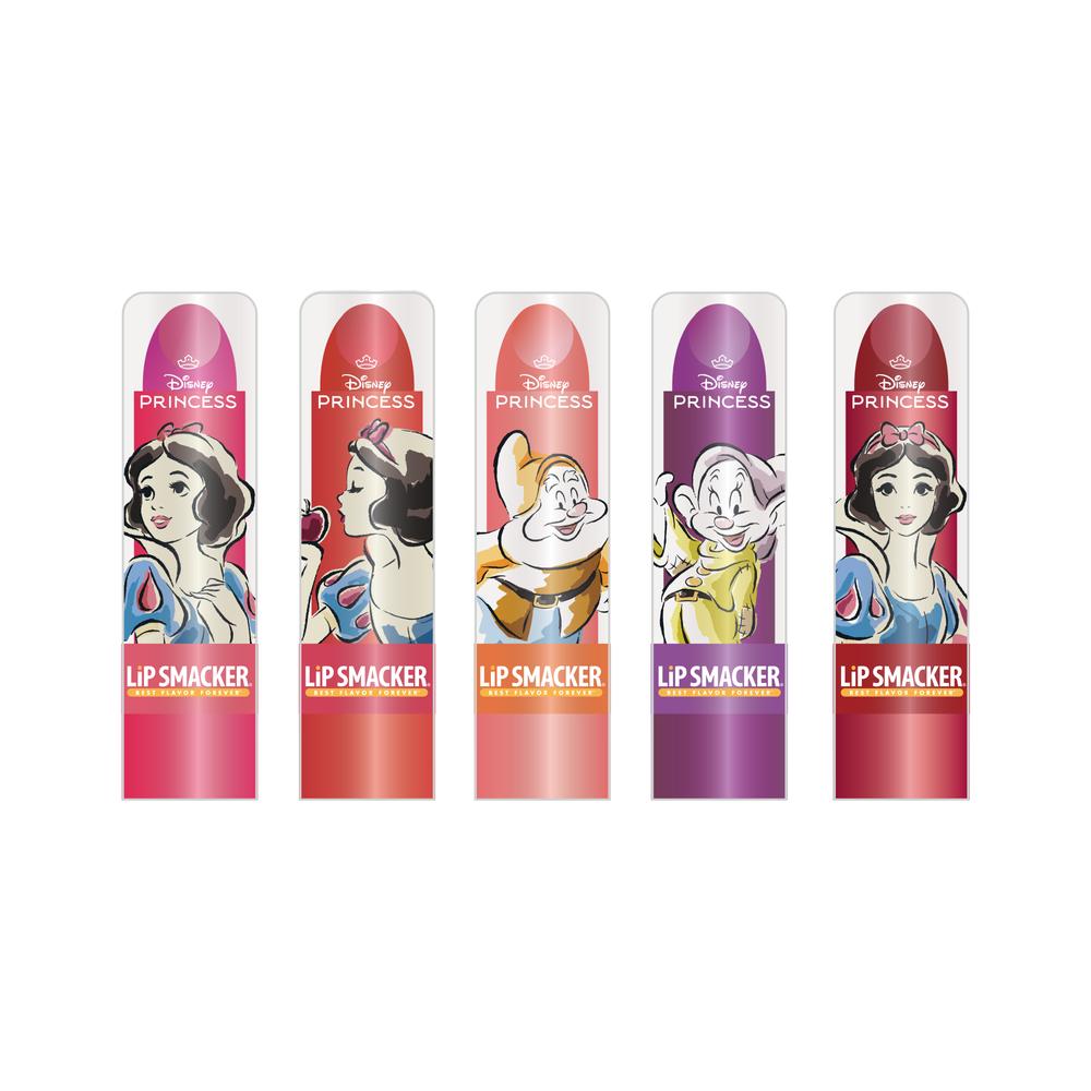 Lip Smacker - Disney Snow White Lip Balm Apple Case - Multicolor - 5 Pcs