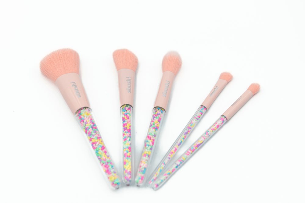 Shush! Cosmetic Brush Set - 5 Pcs