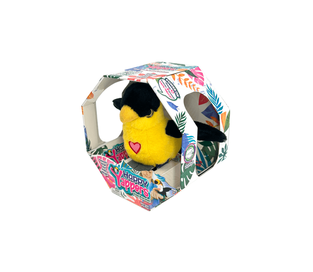 Happy Yappers - Oriole Wearable Plush Bird - Yellow/Black