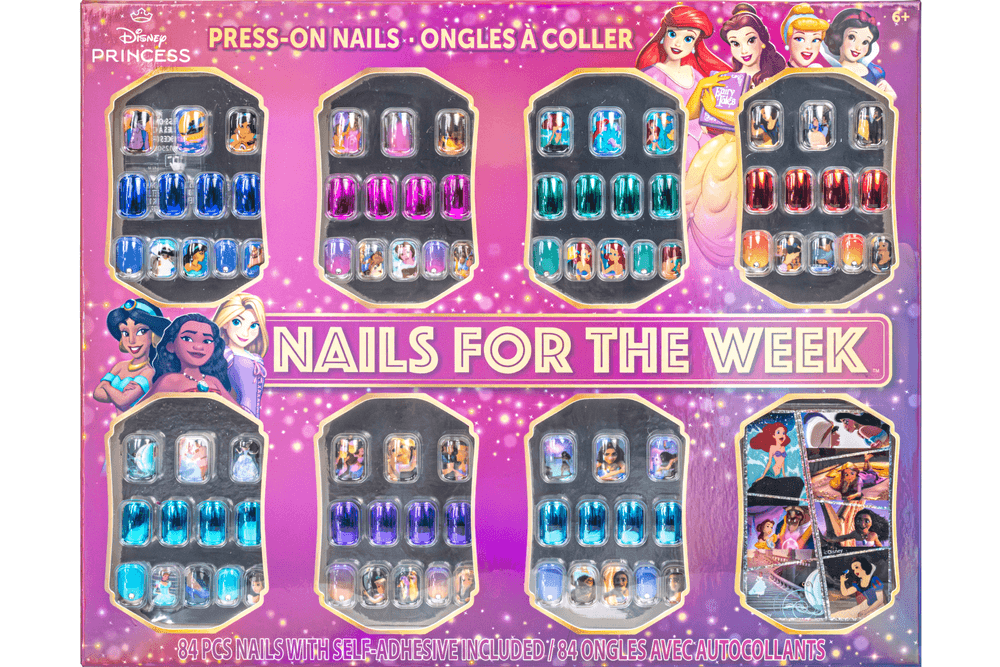 TownleyGirl - Disney Princess Press-On Nails - Multicolor - 84 Pcs