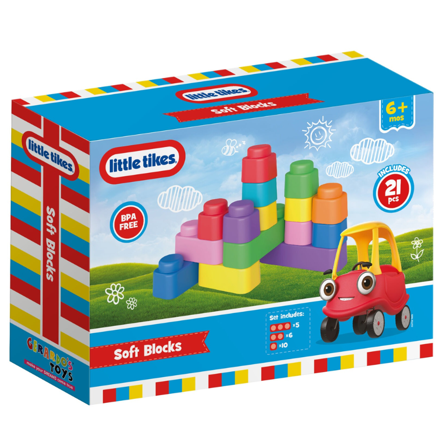 Little Tikes - Soft Blocks Set - 21 Pcs