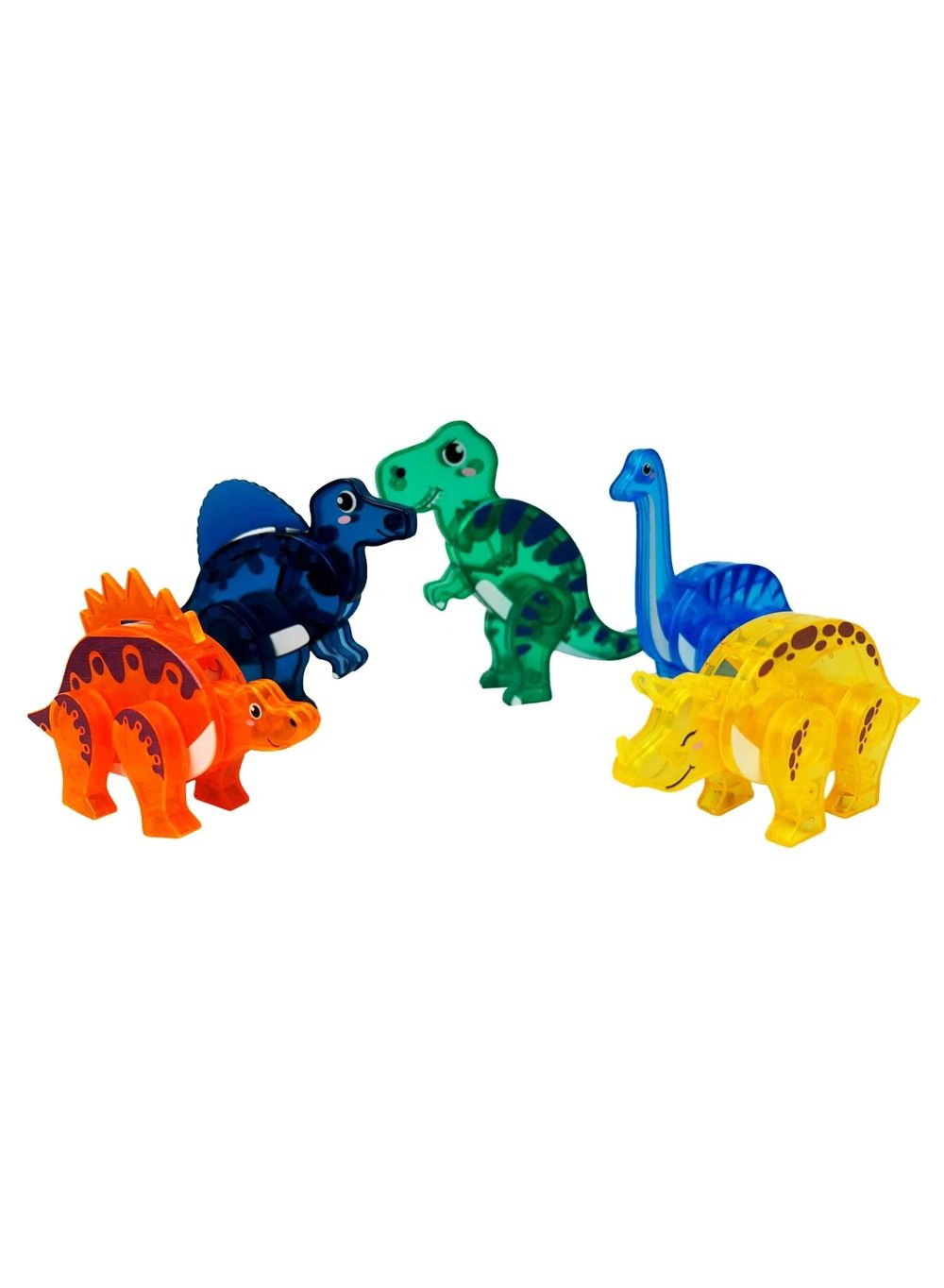 Little Hero - Magnetika Dinosaur World Magnetic Tiles V2 - 47 Pcs