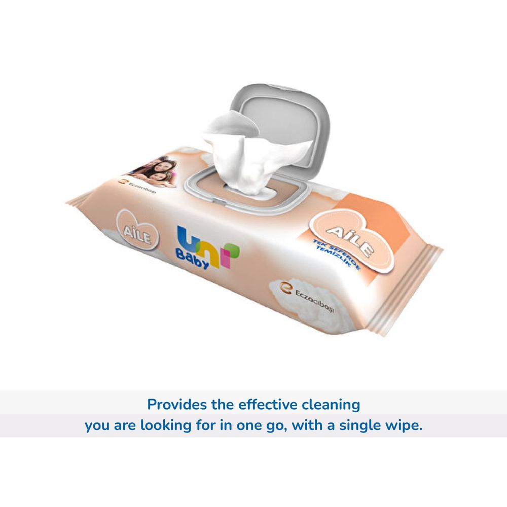 Uni Baby - Family Wipes - 100 Pcs