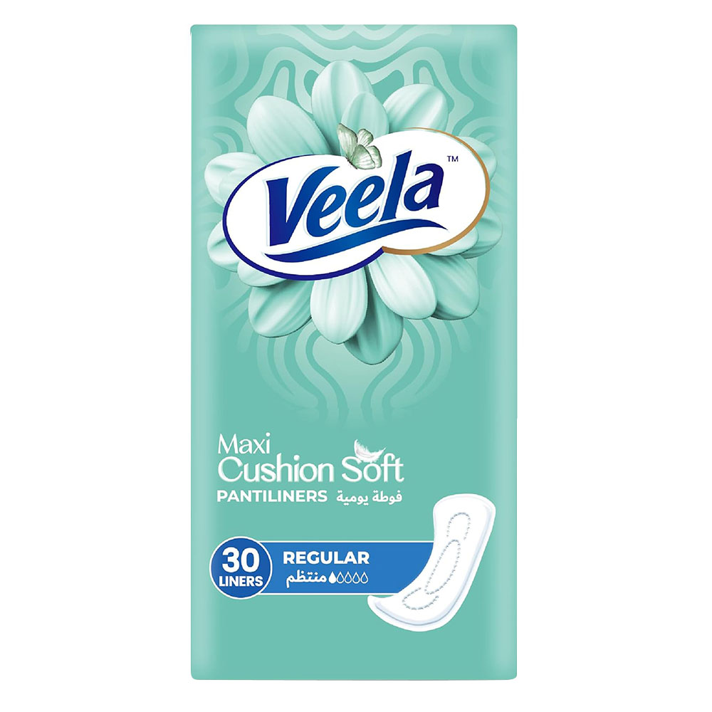 Veela Cushion Soft Maxi Pantiliners - Regular - 30 Liners