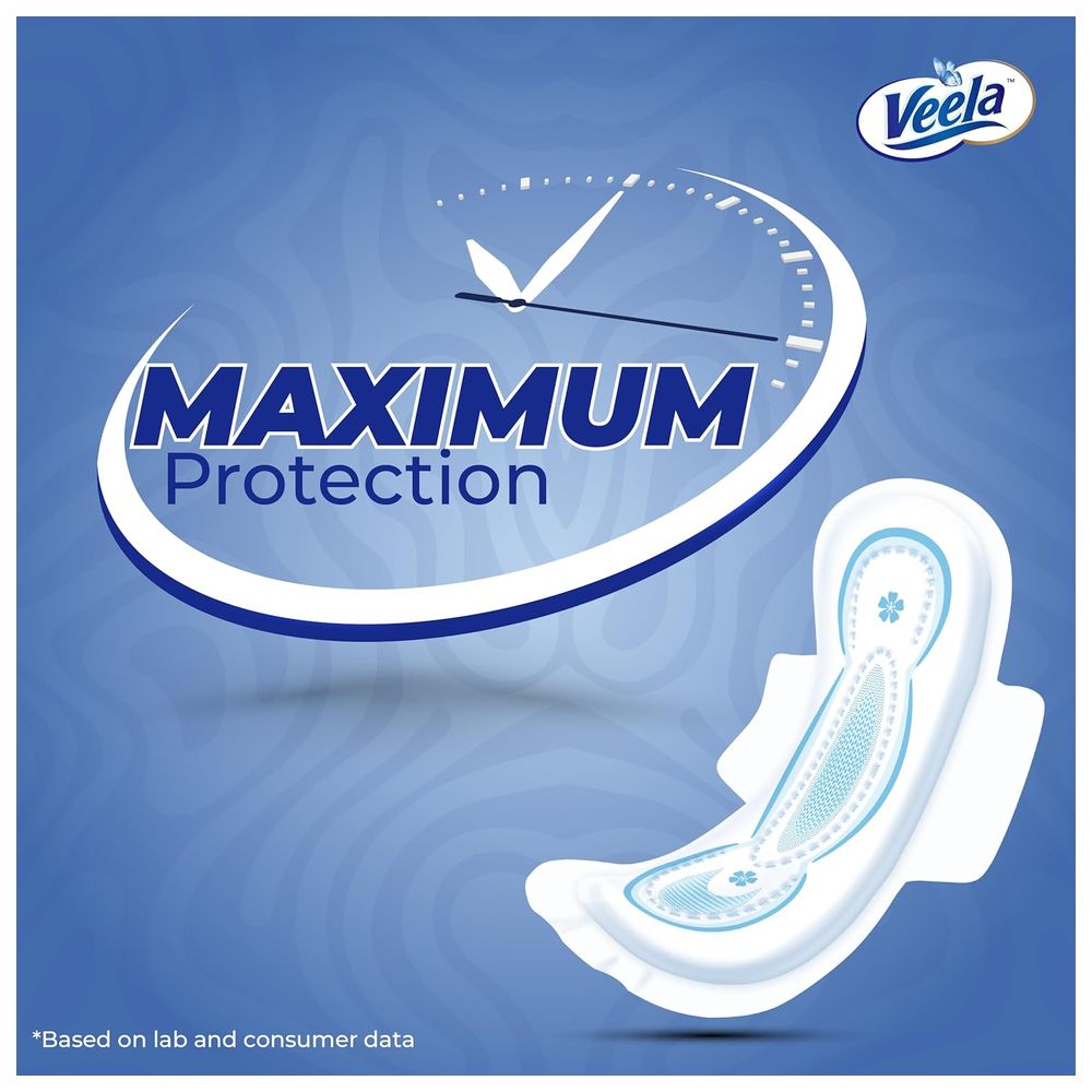 Veela Cushion Soft Ultra Thin Pads With Wings - Long - 8 Pads