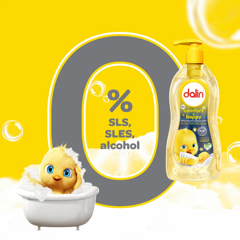 Dalin - Comfort And Happy Baby Shampoo & Body Wash - 700 ml
