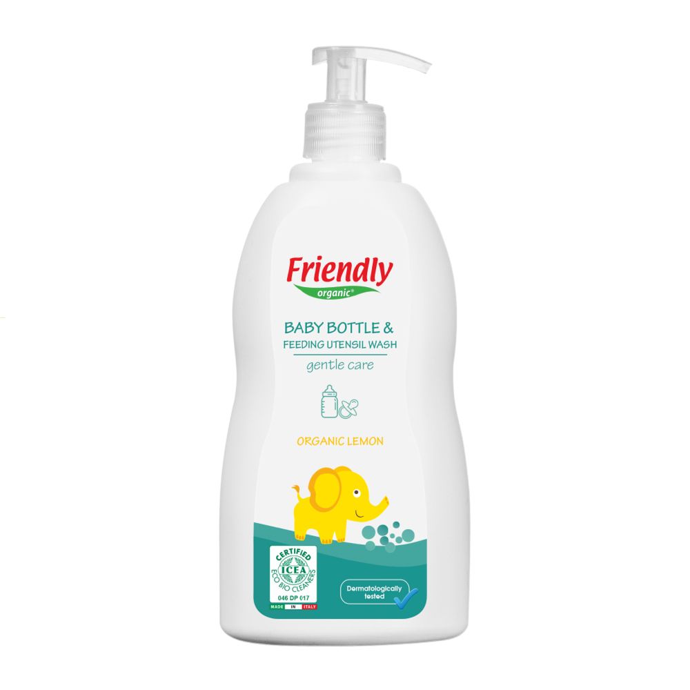 Friendly Organic - Baby Bottle & Feeding Utensil Wash - Fragrance Free - 500ml
