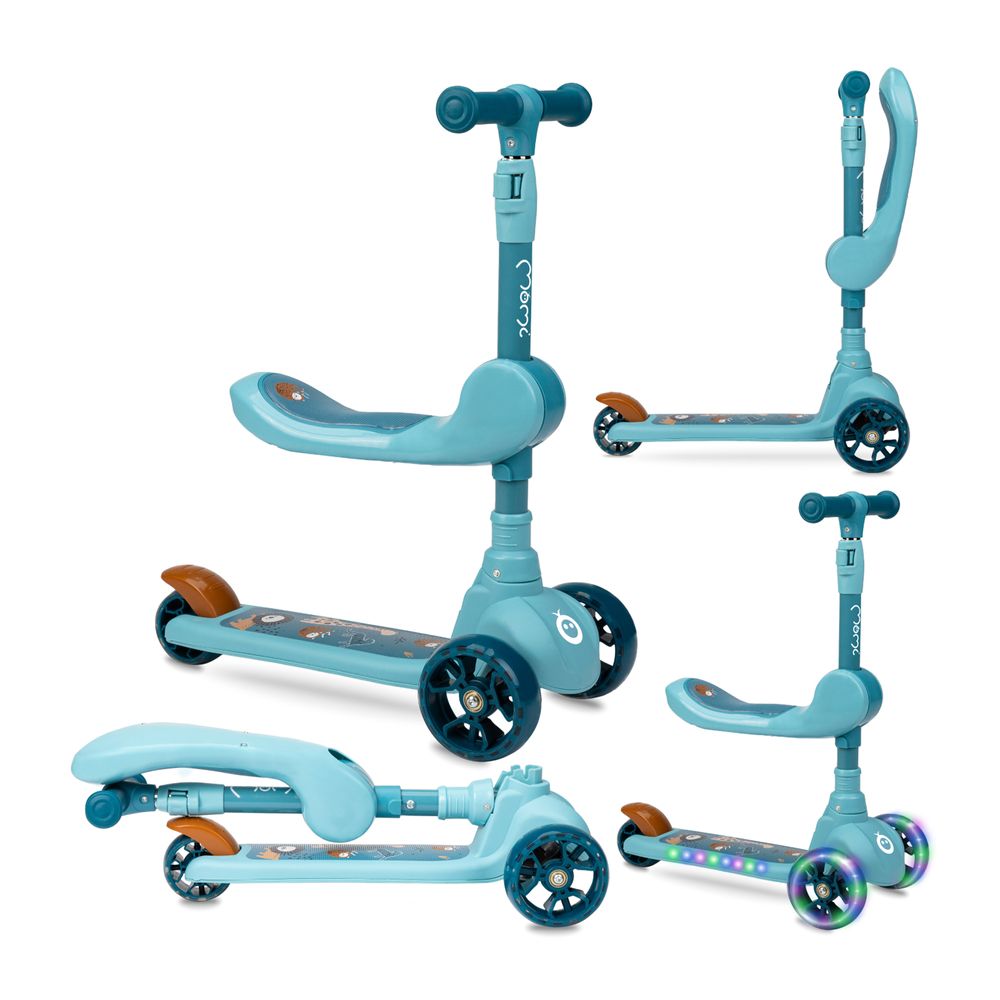 Momi - 2-In-1 Kiuru Kick Scooter - Blue
