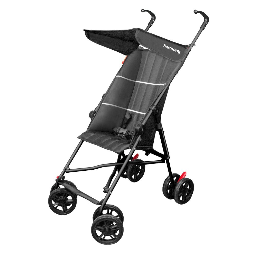 Harmony - Versa Umbrella Fold Luxury Stroller - Black
