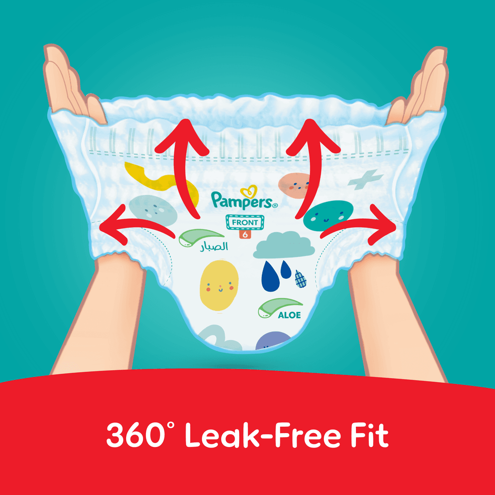 Pampers Rash Protection Diaper Pants - Size 6 - 16+ kg - Pack of 2 - 136 Pcs