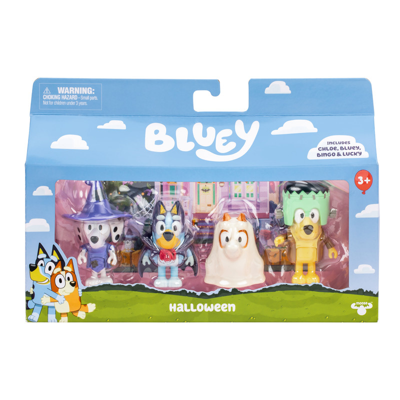 Bluey - S11 Figure - Costume Party - Pack Of 4