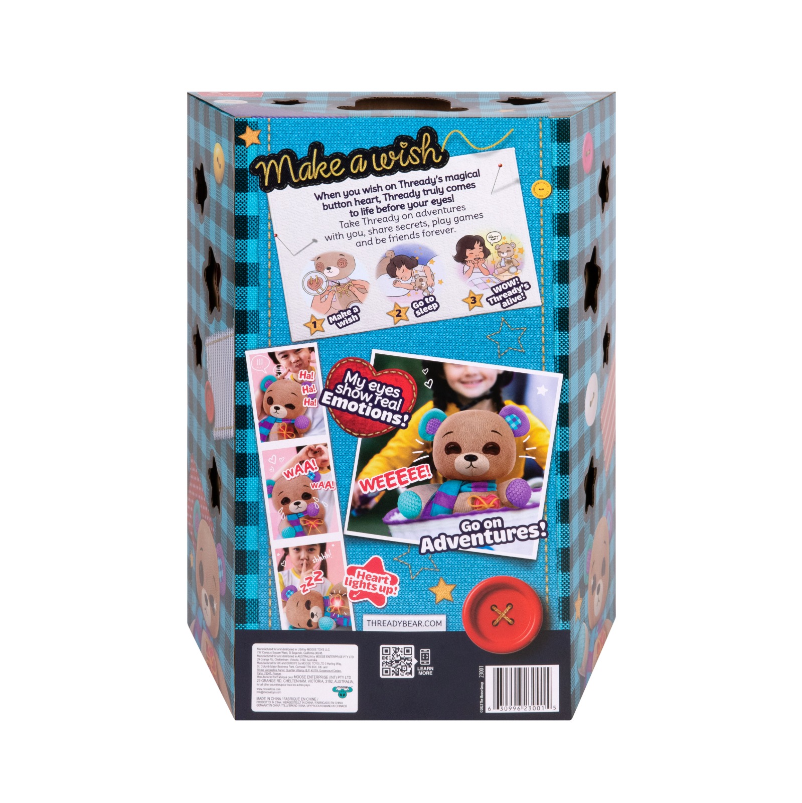 Moose Toys - Make A Wish Thready Bear Interactive Toy