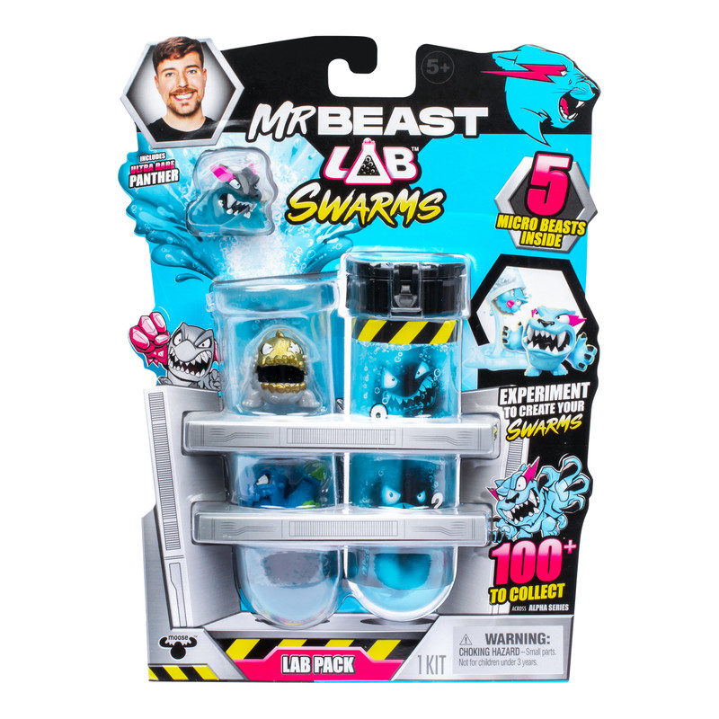 Mr Beast - Lab Swarms Biomites Playset - Multicolor - 5 Pcs