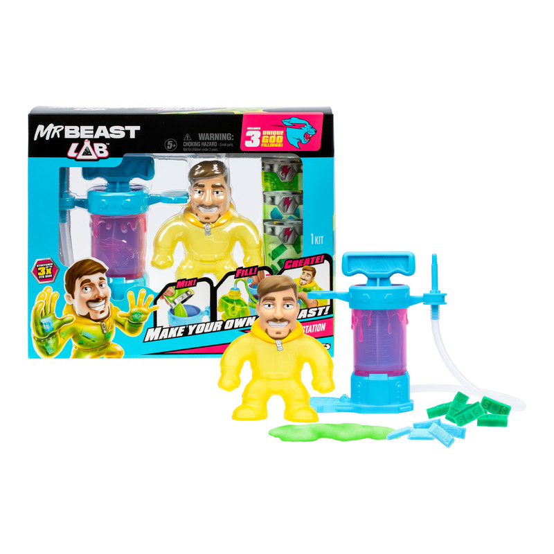 Mr Beast - Lab Make Your Own Hero Creator Kit - Multicolor
