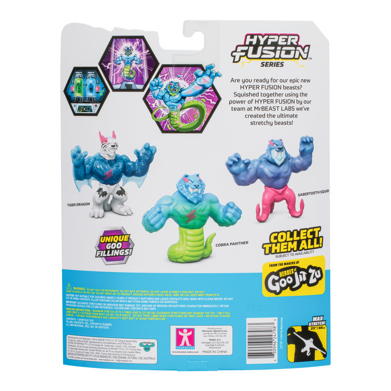 Mr Beast Stretchy Hero - Sabertooth Squid