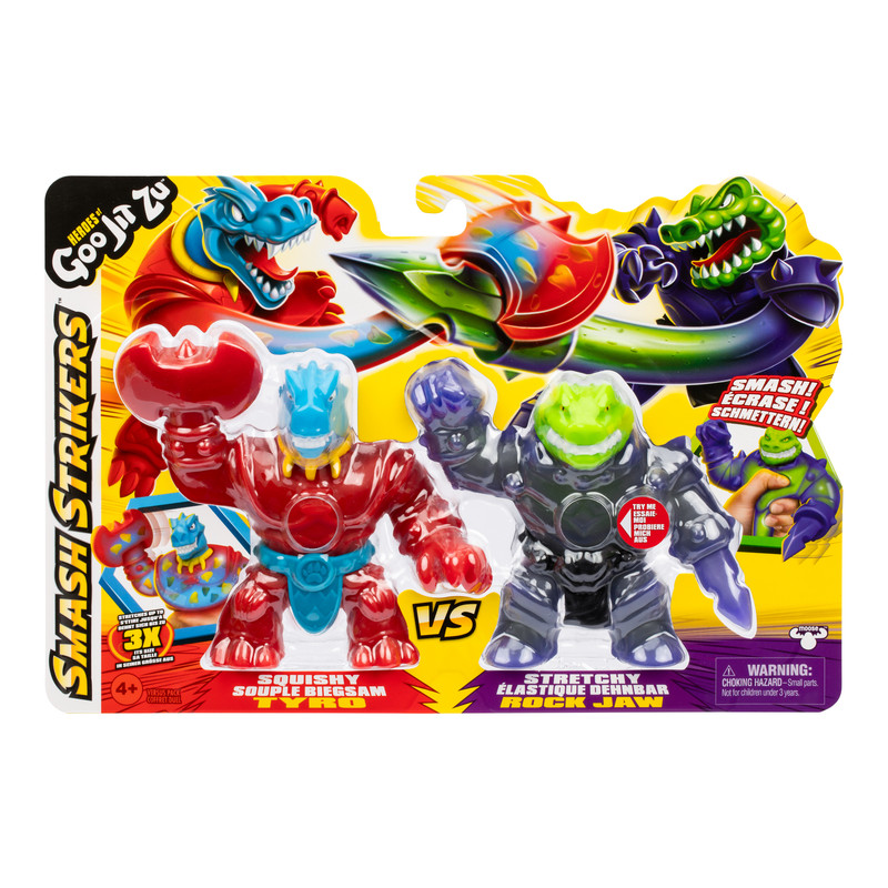 Heroes of Goo Jit Zu - S12 Smash Strikers Versus Pk Tyro Vs Rock Jaw