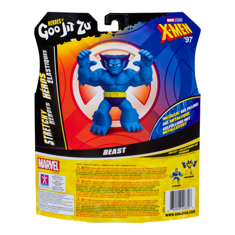 Heroes of Goo Jit Zu - X-Men 97 W2 Hero Pk Beast - Blue