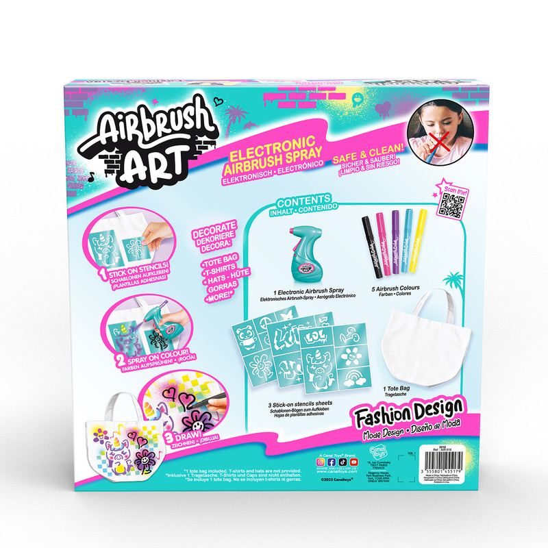 Canal Toys - Airbrush Art Fashion Design Kit