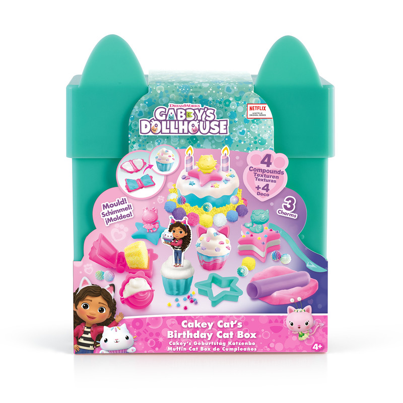 Canal Toys - Gabby's Dollhouse - Cakey Cat Birthday Cat Box