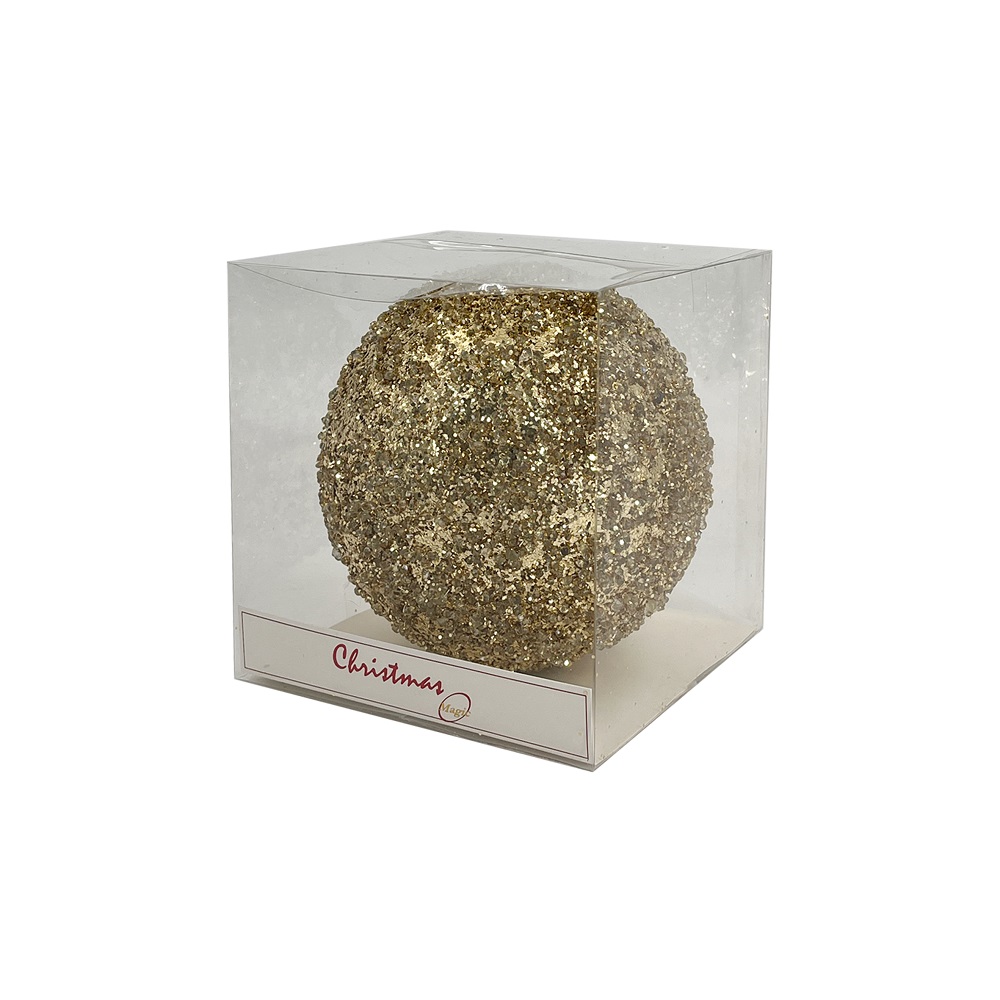 Christmas Magic - Christmas Designer Baubles - Gold - 15 cm - 1 Pc