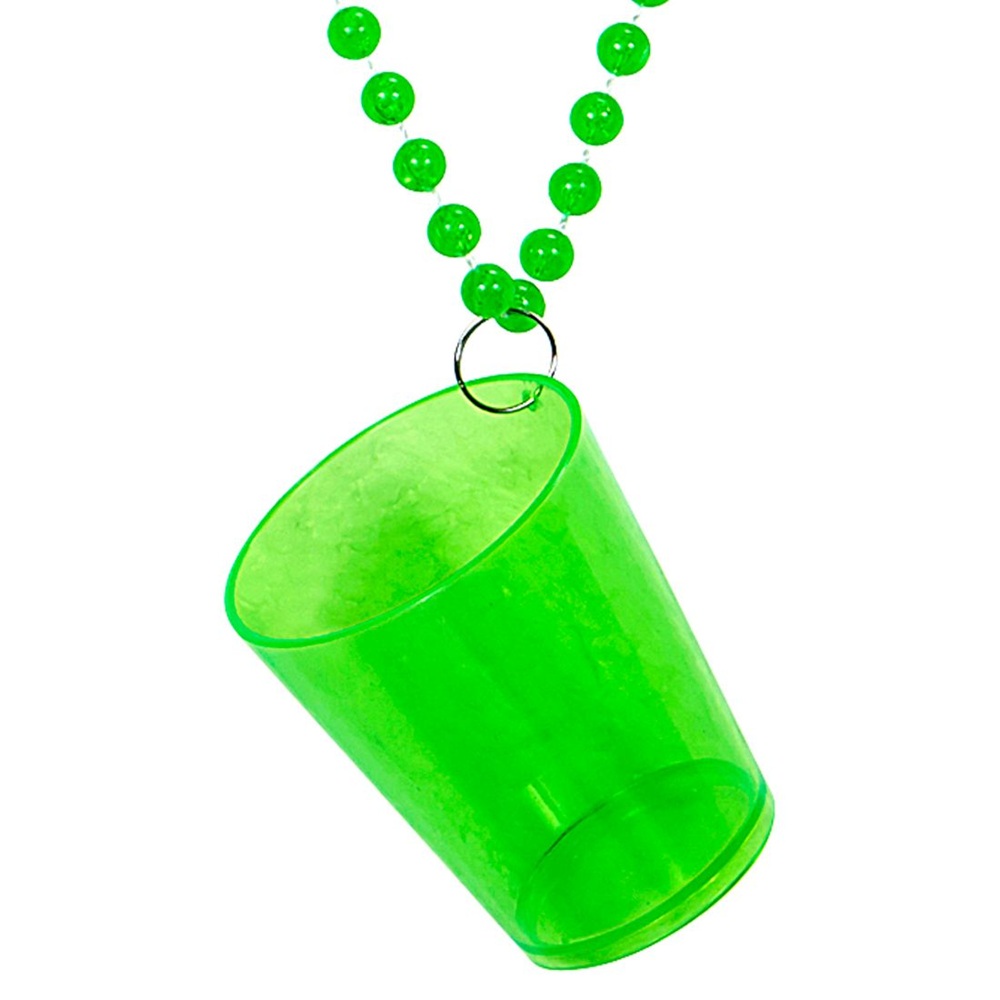 Widmann - Glass Necklace - Neon Green