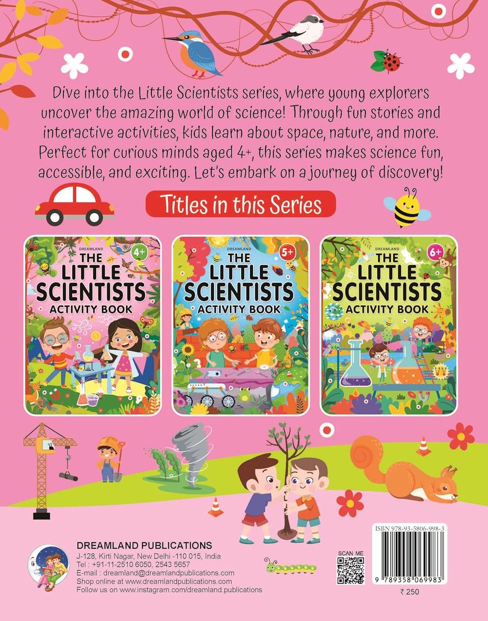 The Little Scientists Activity Book For Kids