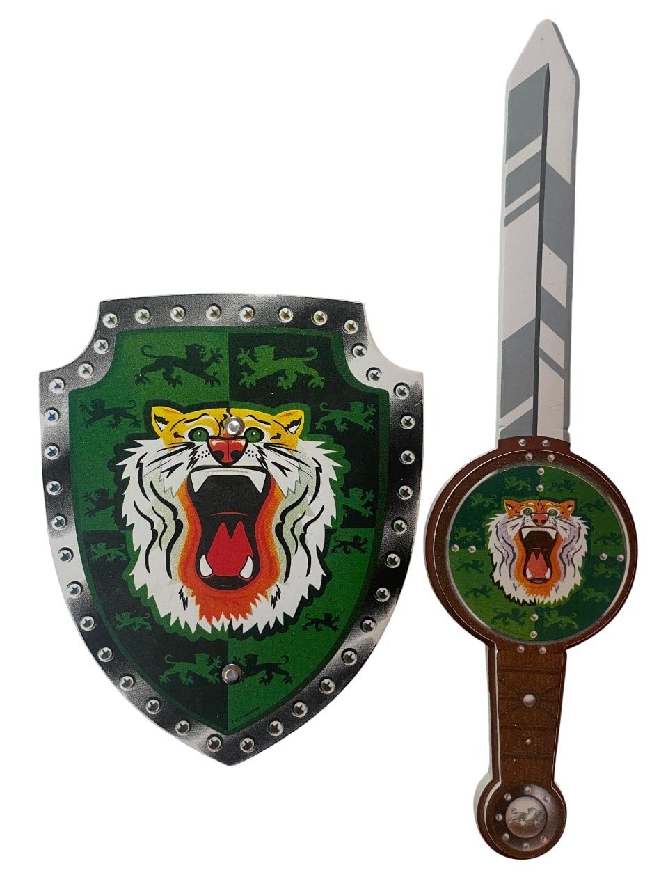 Deluxe Base - Animal Armouriez Sword & Shield Set - Tiger - 2 Pcs